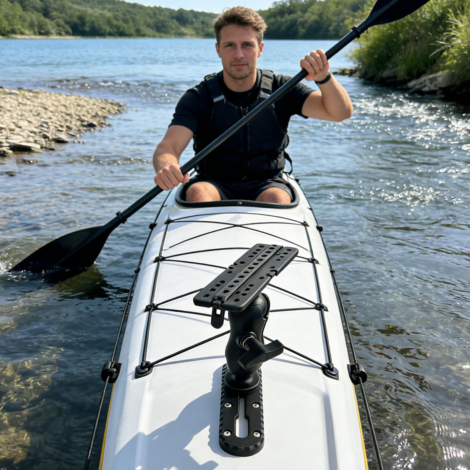 Kayak Track Mount With Screws  - đánh giá và giá Fish Finder Mount