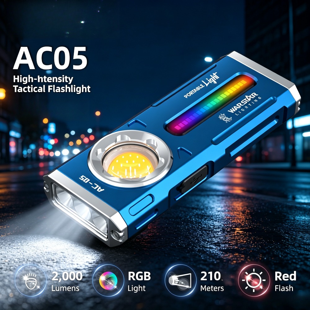 AC05 Portable Flashlight High  - đánh giá và giá Fishing Light
