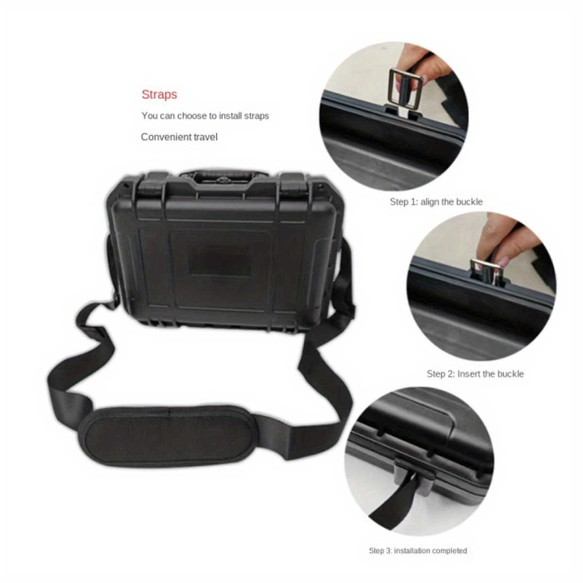 1pc Waterproof Hard Carry Case - đánh giá và giá Fish Finder Case