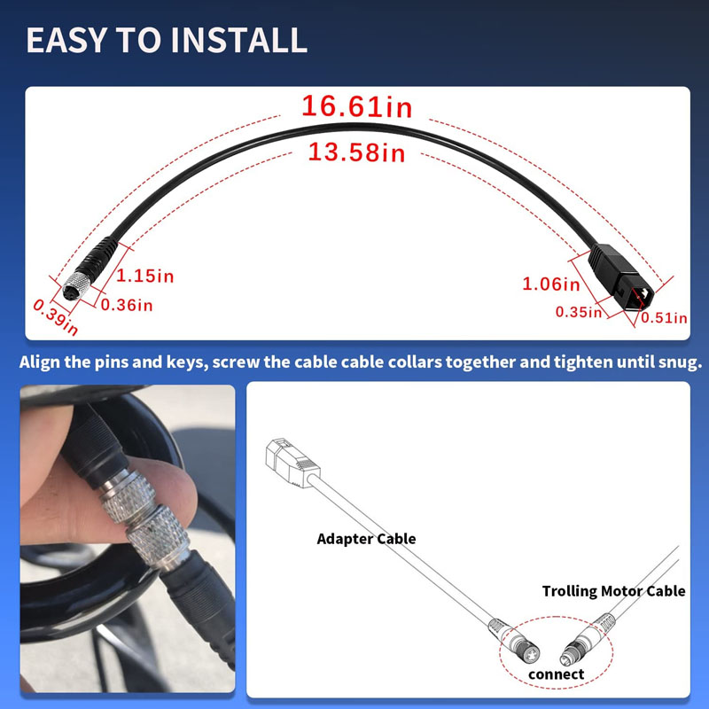 Universal Sonar Transducer Ada - đánh giá và giá Fish Finder Cable
