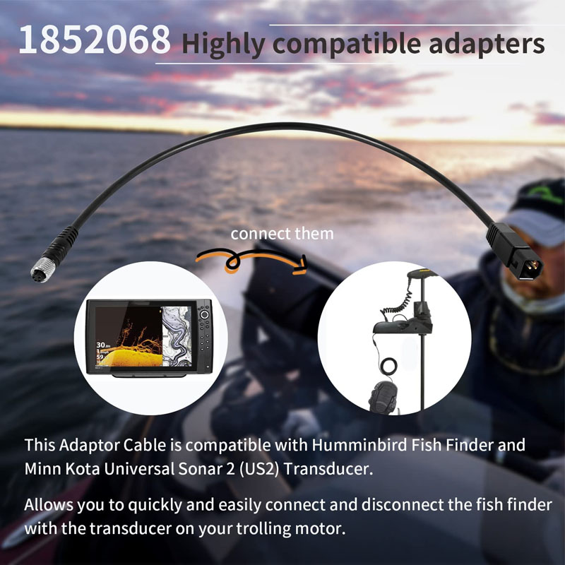 Universal Sonar Transducer Ada - đánh giá và giá Fish Finder Cable