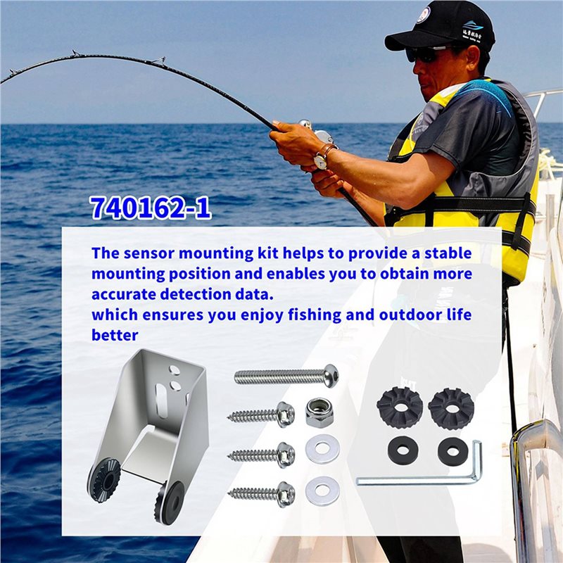 2pcs Heavy-Duty Metal Transduc - đánh giá và giá Fish Finder Mount