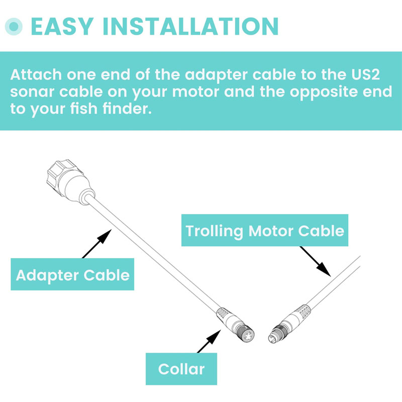 1852060, 29594, MKR-US2-10 Son - đánh giá và giá Fish Finder Cable