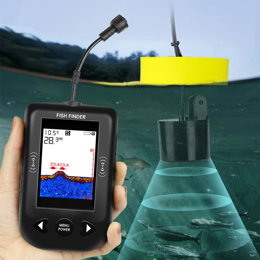 Alarm 100M Portable Sonar Fish - đánh giá và giá Fish Finder Cable