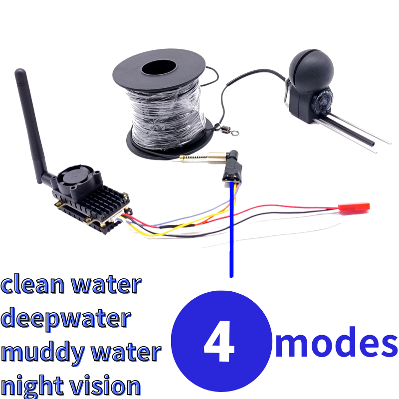 2W image transmission wireless - đánh giá và giá Underwater Camera