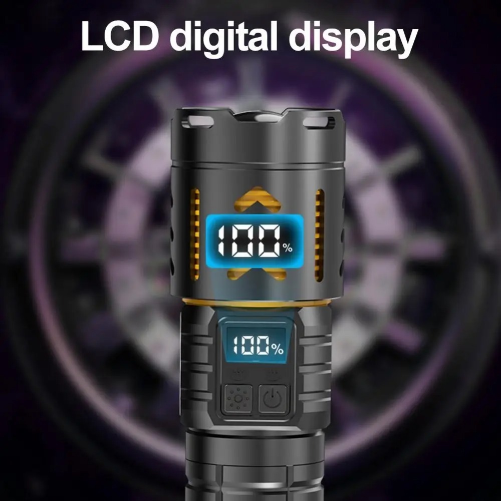 High Power LED Flashlight Zoom - đánh giá và giá Fishing Light