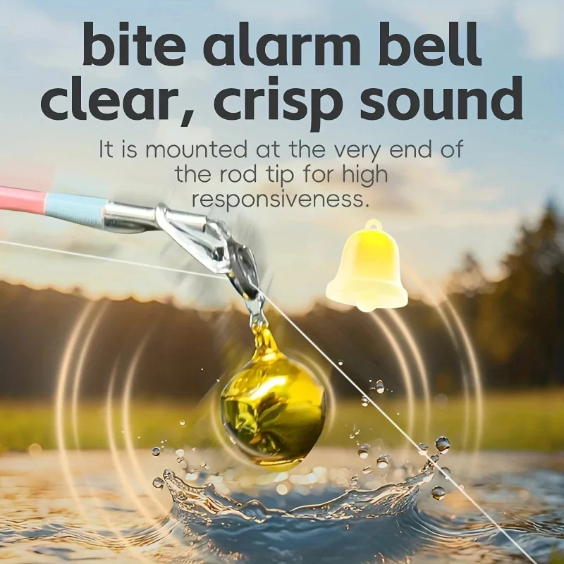 Fishing Bell Bite Alert 5/10pc - đánh giá và giá Fish Alarm