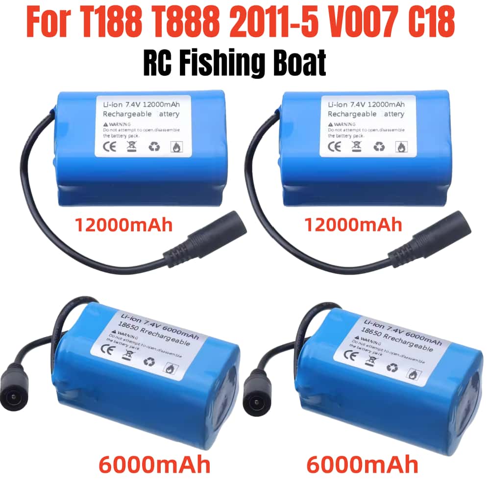 7.4V 12000mAh Replacement Batt - đánh giá và giá Fish Finder Charger