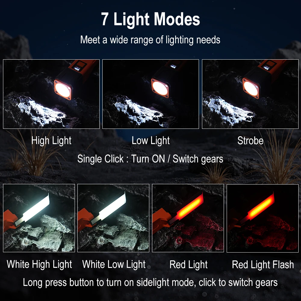 BORUiT 300LM LED Work Light Zo - đánh giá và giá Fishing Light