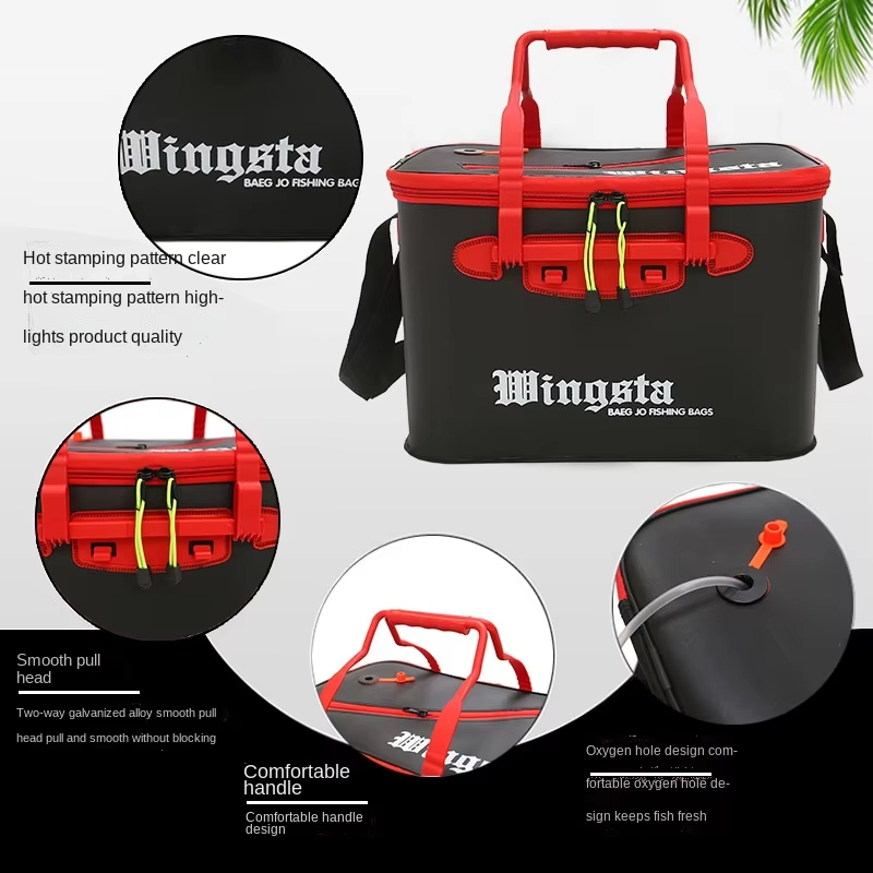 Fishing Bucket Folding Thicken - đánh giá và giá Fish Finder Case