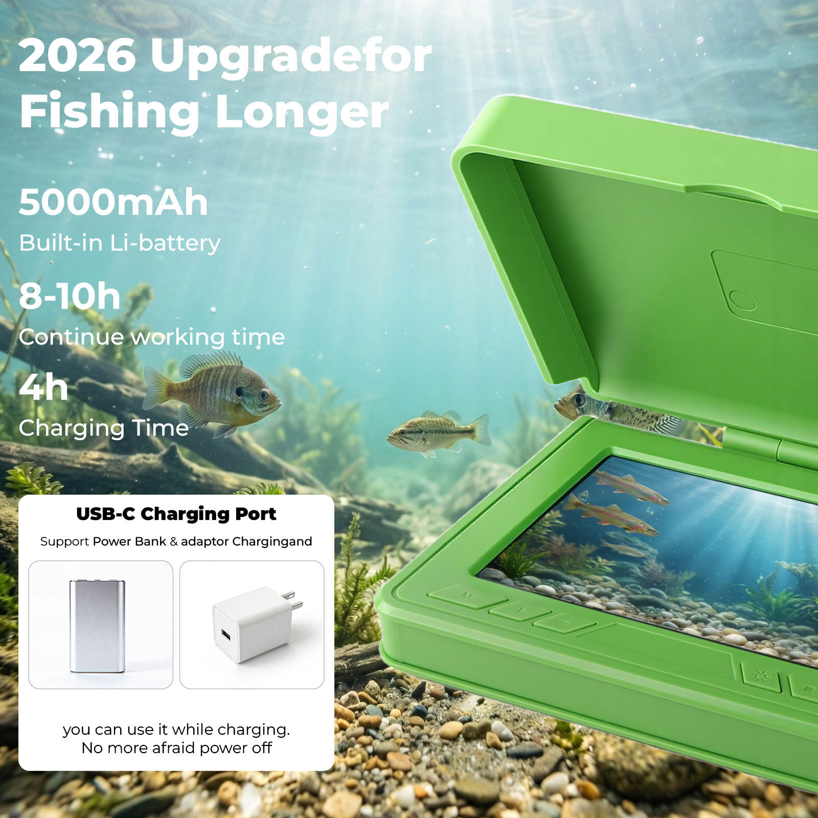 Portable Underwater Visual Fis - đánh giá và giá Fish Finder Portable