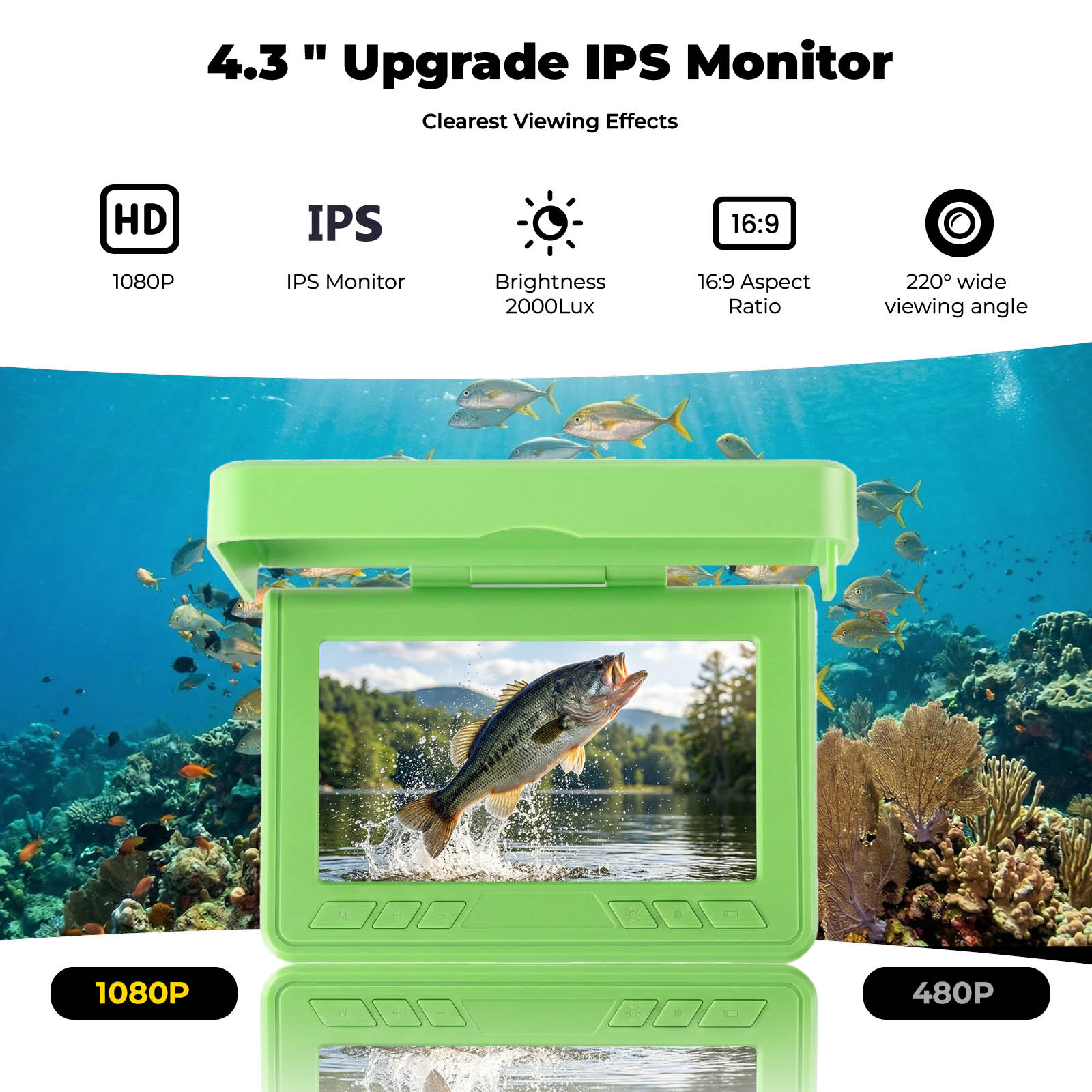 Portable Underwater Visual Fis - đánh giá và giá Fish Finder Portable