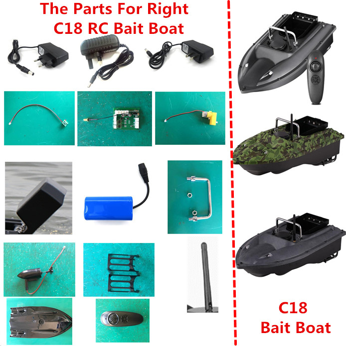 C18 Remote Control RC Fish Fin - đánh giá và giá Fish Finder Charger