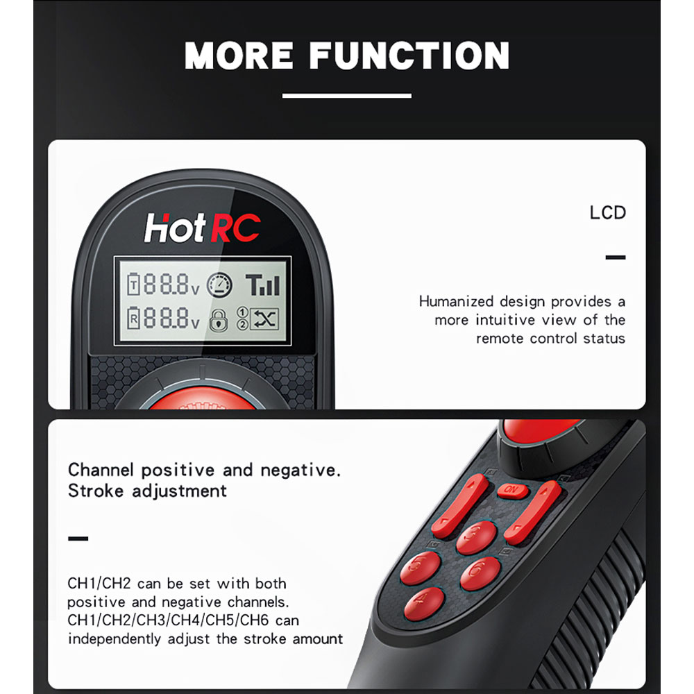 HOTRC DS600 Wireless Remote Co - đánh giá và giá Fish Finder Battery