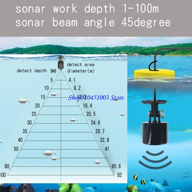 77HC Công cụ tìm cá sonar cầm  - đánh giá và giá Fish Finder Portable
