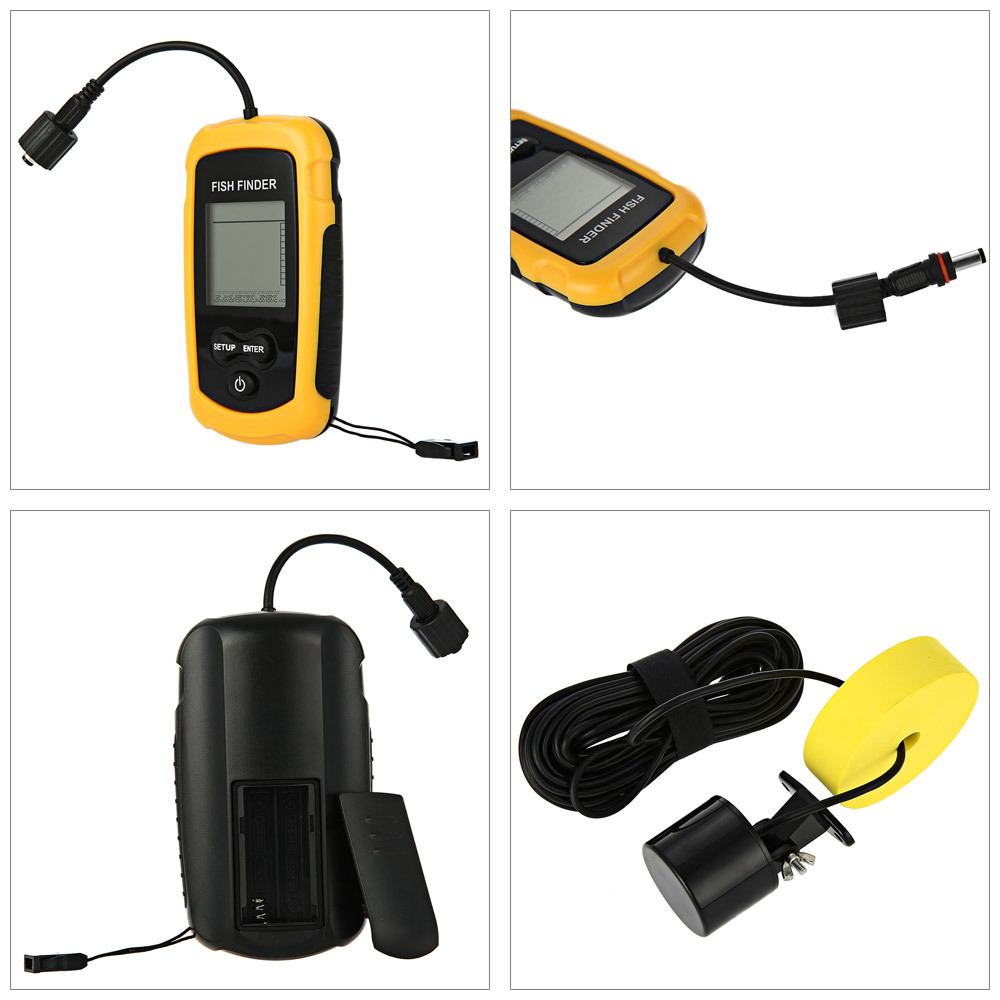 Alarm 100M Portable Sonar Fish - đánh giá và giá Fish Finder Portable