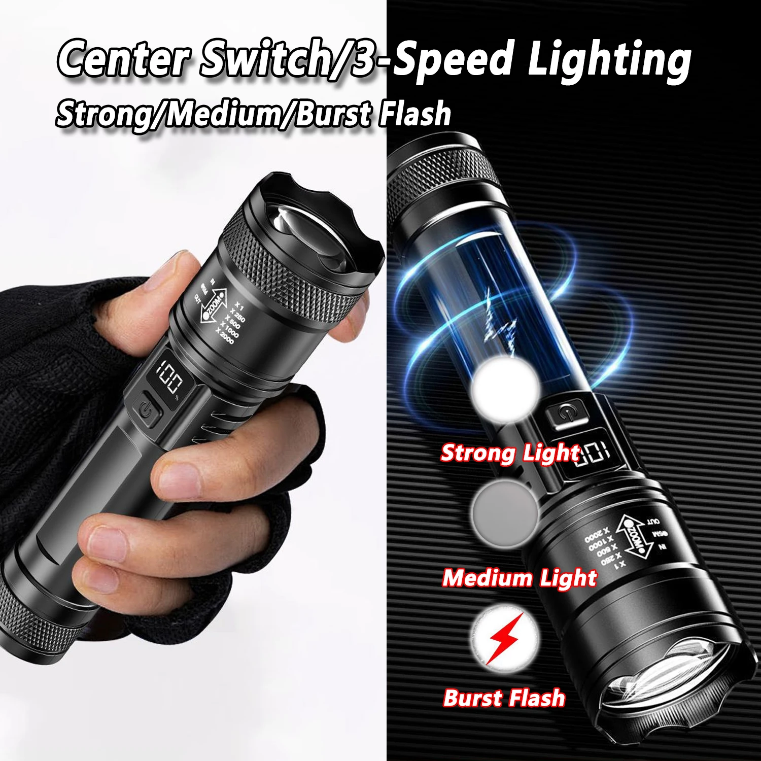 Ultra Bright LED Flashlight 20 - đánh giá và giá Fishing Light