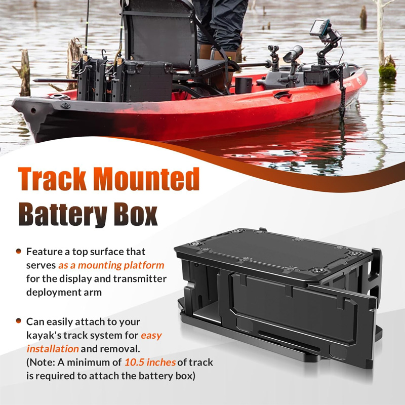Track Mounted Battery Box for  - đánh giá và giá Fish Finder Mount