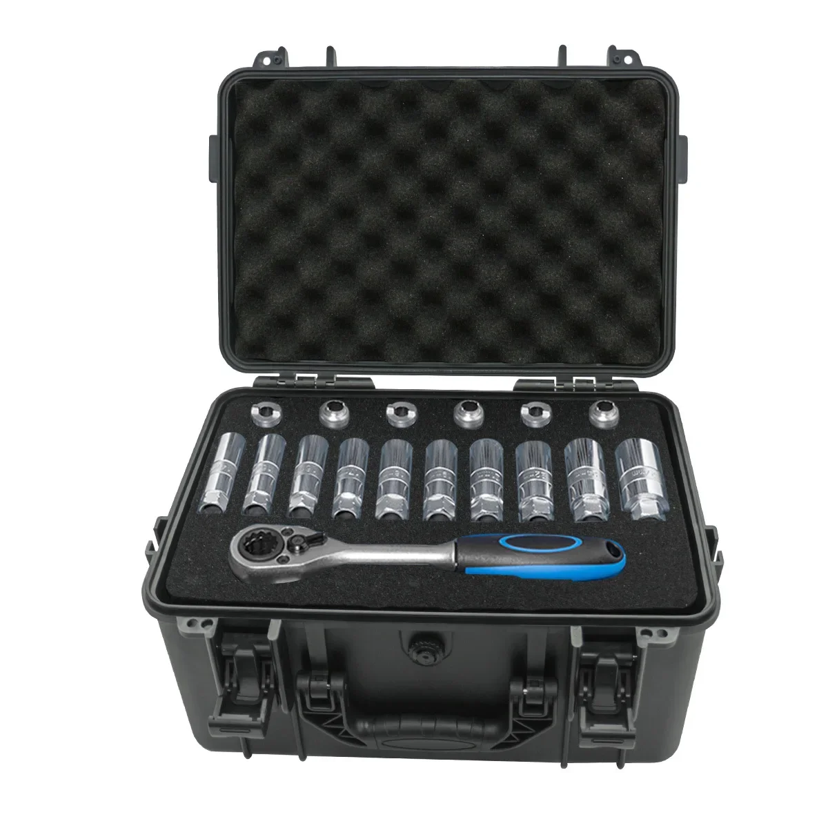 1 portable toolbox with pre cu - đánh giá và giá Fish Finder Case