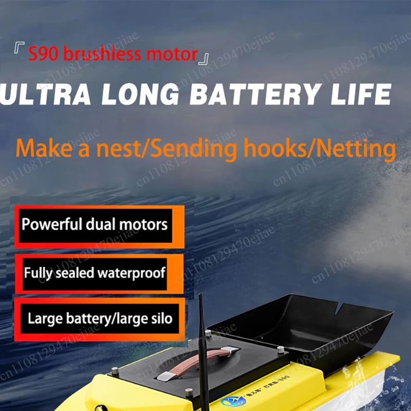 S90 12V RC GPS Bait Boat - 600 - đánh giá và giá Fish Finder Gps