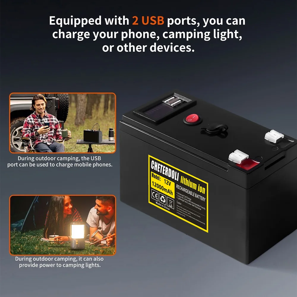 Portable 12V 12Ah Rechargeable - đánh giá và giá Fish Finder Portable